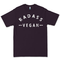Plum badass vegan vegetarian Premium Tee - linhVisuals