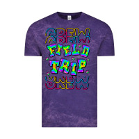 Cloud Purple Crew Field Trip Vintage Tee - CowhideDigitalArt