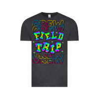 Vintage Black Crew Field Trip Vintage Tee - CowhideDigitalArt
