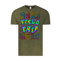 Vintage Olive Crew Field Trip Vintage Tee - CowhideDigitalArt