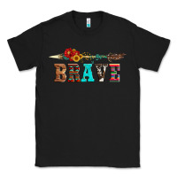 Black brave and aztec wood sunflower with arrow Classic Tee - Artiststas