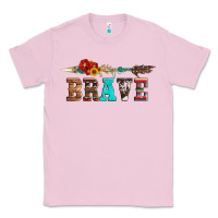 Bubblegum Pink brave and aztec wood sunflower with arrow Classic Tee - Artiststas