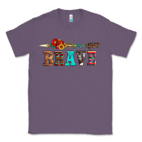 Lavender brave and aztec wood sunflower with arrow Classic Tee - Artiststas
