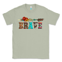 Matcha brave and aztec wood sunflower with arrow Classic Tee - Artiststas