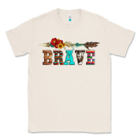 Natural brave and aztec wood sunflower with arrow Classic Tee - Artiststas