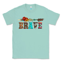 Seafoam brave and aztec wood sunflower with arrow Classic Tee - Artiststas