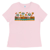 Bubblegum Pink fall mama libbey glass Ladies Tee - BundleAndBundleShop