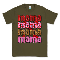 Army Green valentines day mama olivia Classic Tee - OliviaCreatesArt