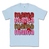 Dusty Blue valentines day mama olivia Classic Tee - OliviaCreatesArt