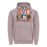 Vintage Zinc take me out to the ballgame Vintage Hoodie - RacoonDesign