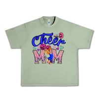 Oil Green Cheer Mom Urban Heavy Tee - CowhideDigitalArt
