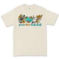 Bone peace love bull skull bbs Premium Tee - BundleAndBundleShop