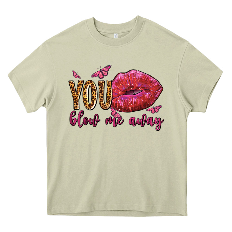 You Blow Me Away Olivia Heavy Core Tee by OliviaCreatesArt | Teevron