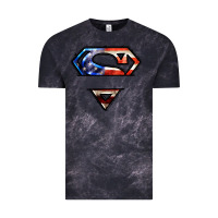 Cloud Black super american flag logo Vintage Tee - LillyAllenDesigns