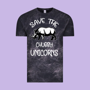 Save The Chubby Unıcorns Vintage Tee Designed By Bettercallsaul