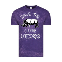 Cloud Purple save the chubby unıcorns Vintage Tee - Bettercallsaul
