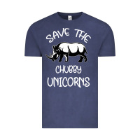 Vintage Denim save the chubby unıcorns Vintage Tee - Bettercallsaul
