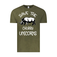 Vintage Olive save the chubby unıcorns Vintage Tee - Bettercallsaul