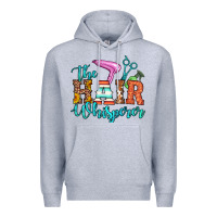 Heather Grey the hair whisperer Premium Hoodie - Artiststas