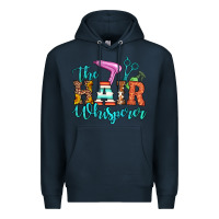 Navy the hair whisperer Premium Hoodie - Artiststas
