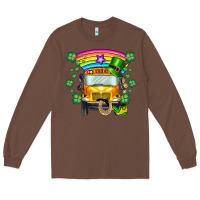 Chestnut st. patricks day school bus Long Sleeve Tee - SublimationCraftShop