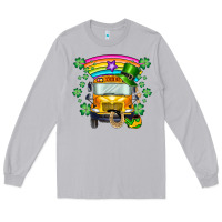 Moon Dust st. patricks day school bus Long Sleeve Tee - SublimationCraftShop