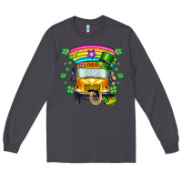 Smoke st. patricks day school bus Long Sleeve Tee - SublimationCraftShop