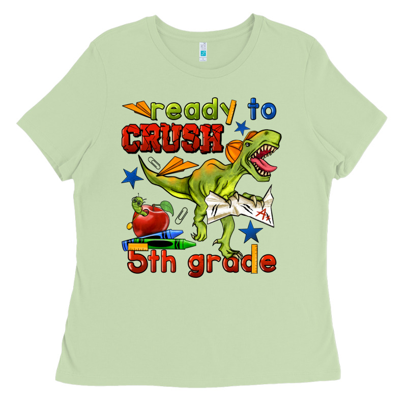 Ready To Crush 5th Grade Ladies Tee by BundleAndBundleShop | Teevron
