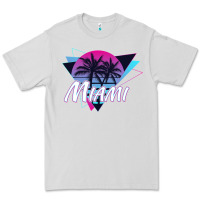 Dove Grey miami beach souvenir vintage 80s Premium Tee - linhVisuals