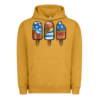 Pigment Peanut Butter Patriotic Leopard Popsicles Urban Hoodie - Jasminsmagicworld