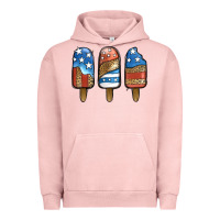 Pigment Salmon Patriotic Leopard Popsicles Urban Hoodie - Jasminsmagicworld