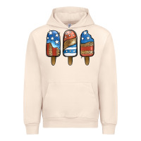 Sandshell Patriotic Leopard Popsicles Urban Hoodie - Jasminsmagicworld