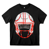 Black football helmet fa element Heavy Core Tee - FaDigitalArtStudio