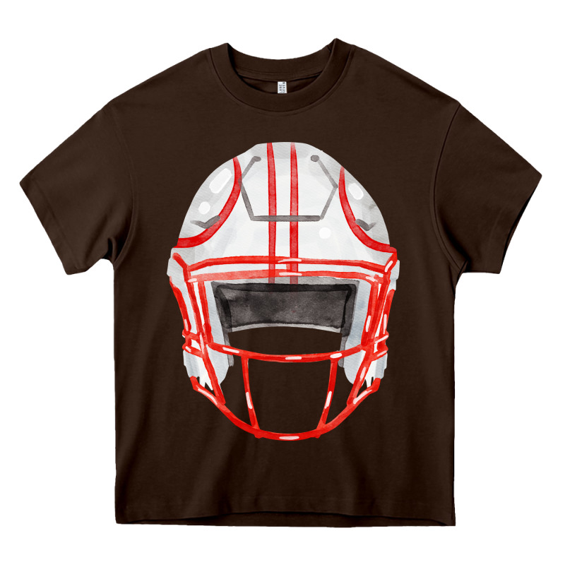 Football Helmet Fa Element Heavy Core Tee by FaDigitalArtStudio | Teevron