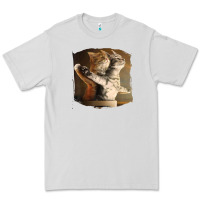 Dove Grey cat lovers meme titanic movie Premium Tee - linhVisuals