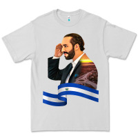 Dove Grey nayib bukele surf city Premium Tee - linhVisuals