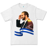 White nayib bukele surf city Premium Tee - linhVisuals