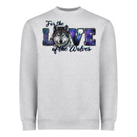 For The Love Of The Wolves Heavyweight Sweatshirt | Teevron