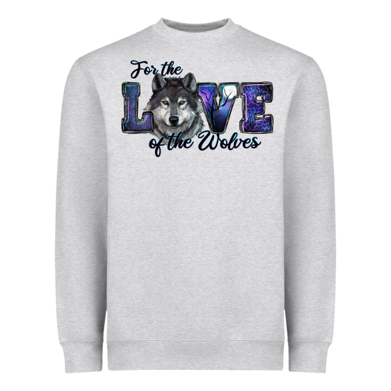 For The Love Of The Wolves Heavyweight Sweatshirt by RanaPortraitStore | Teevron