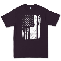 Plum chef knife patriotic easter american flag Premium Tee - linhVisuals
