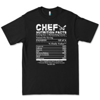 Black chef nutrition facts Premium Tee - linhVisuals