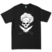 Black chef skull and crossbones knives halloween Premium Tee - linhVisuals