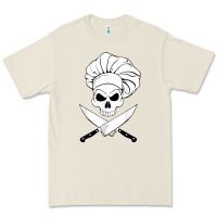 Bone chef skull and crossbones knives halloween Premium Tee - linhVisuals