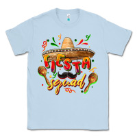 Dusty Blue Fiesta squad Classic Tee - FaDigitalArtStudio