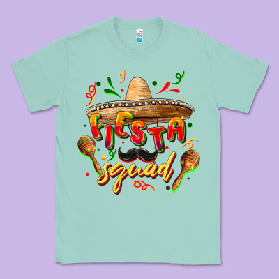 Fiesta Squad Classic Tee Designed By Fadigitalartstudio