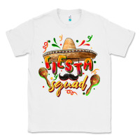 White Fiesta squad Classic Tee - FaDigitalArtStudio
