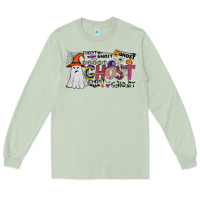 Matcha ghost Long Sleeve Tee - CowhideDigitalArt