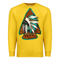 Lemon indian headdress arrowhead Premium Sweatshirt - Jasminsmagicworld