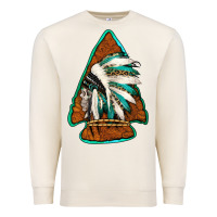 Sandshell indian headdress arrowhead Premium Sweatshirt - Jasminsmagicworld