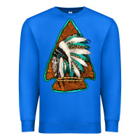 True Royal indian headdress arrowhead Premium Sweatshirt - Jasminsmagicworld